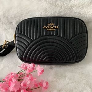 SOLD❌Coach Belt Bag with Deco Quilting♠️